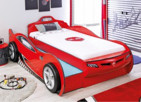 CARBED Кровать-машина Coupe с выдвижной кроватью Red 20.03.1306.00 в Черлаке - cherlak.katalogmebeli.com | фото