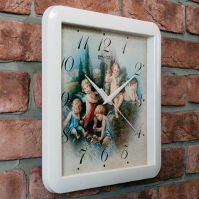Часы настенные П-А7-327 Ангелы в Черлаке - cherlak.katalogmebeli.com | фото 1