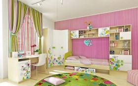 Детская комната Флёр (Белый/корпус Клен) в Черлаке - cherlak.katalogmebeli.com | фото 4