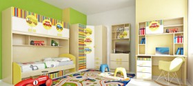 Детская комната Клаксон (Бежевый/корпус Клен) в Черлаке - cherlak.katalogmebeli.com | фото 5