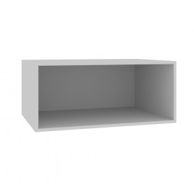 Гарда ГПГС 800 шкаф верхний горизонтальный глубокий со стеклом (Пурпур/корпус Серый) в Черлаке - cherlak.katalogmebeli.com | фото 2