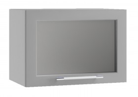 Гарда ПГС 500 шкаф верхний горизонтальный со стеклом Джинс в Черлаке - cherlak.katalogmebeli.com | фото