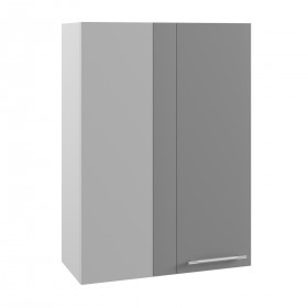 Гарда ВПУ 650 шкаф верхний угловой высокий (Ваниль/корпус Серый) в Черлаке - cherlak.katalogmebeli.com | фото