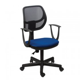 Кресло BRABIX Flip MG-305 (сине-черный) в Черлаке - cherlak.katalogmebeli.com | фото 3