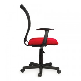Кресло BRABIX Spring MG-307 (красно-черный) в Черлаке - cherlak.katalogmebeli.com | фото 3