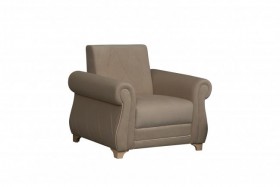 Кресло для отдыха "Порто" (велюр киви латте / микровельвет крем) в Черлаке - cherlak.katalogmebeli.com | фото
