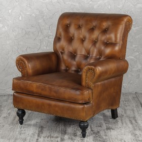 Кресло кожаное Чарльз в Черлаке - cherlak.katalogmebeli.com | фото