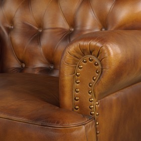Кресло кожаное Чарльз в Черлаке - cherlak.katalogmebeli.com | фото 5