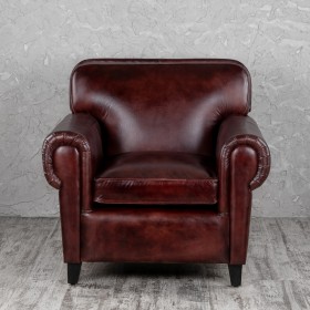 Кресло кожаное Элегант (Бордовый) в Черлаке - cherlak.katalogmebeli.com | фото 7