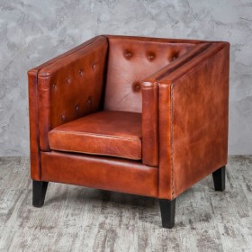 Кресло кожаное Лофт Аристократ (ширина 1100 мм) в Черлаке - cherlak.katalogmebeli.com | фото 2