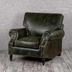 Кресло кожаное Лофт Аристократ (ширина 1070 мм) в Черлаке - cherlak.katalogmebeli.com | фото 1