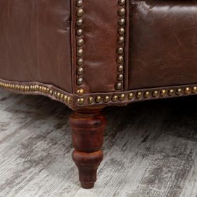 Кресло кожаное Лофт Аристократ (ширина 1100 мм) в Черлаке - cherlak.katalogmebeli.com | фото 3