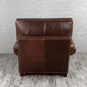 Кресло кожаное Лофт Аристократ (ширина 1100 мм) в Черлаке - cherlak.katalogmebeli.com | фото 7