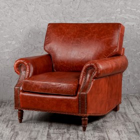 Кресло кожаное Лофт Аристократ (кожа буйвола) в Черлаке - cherlak.katalogmebeli.com | фото
