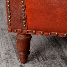Кресло кожаное Лофт Аристократ (кожа буйвола) в Черлаке - cherlak.katalogmebeli.com | фото 4