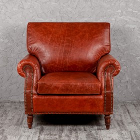 Кресло кожаное Лофт Аристократ (кожа буйвола) в Черлаке - cherlak.katalogmebeli.com | фото 8