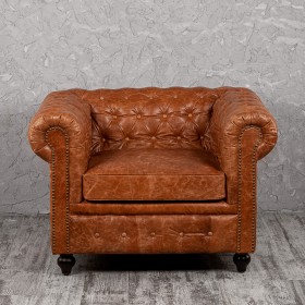 Кресло кожаное Лофт Честер (кожа буйвола) в Черлаке - cherlak.katalogmebeli.com | фото 7