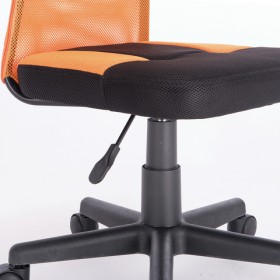 Кресло компактное BRABIX Smart MG-313 (черный, оранжевый) в Черлаке - cherlak.katalogmebeli.com | фото 5