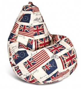 Кресло-мешок Британский Флаг в Черлаке - cherlak.katalogmebeli.com | фото