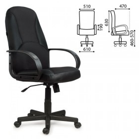 Кресло офисное BRABIX City EX-512 (черное) в Черлаке - cherlak.katalogmebeli.com | фото