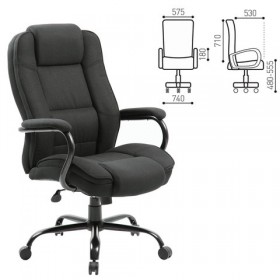 Кресло офисное BRABIX Heavy Duty HD-002 (ткань) в Черлаке - cherlak.katalogmebeli.com | фото