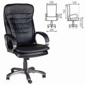 Кресло офисное BRABIX Omega EX-589 (черное) в Черлаке - cherlak.katalogmebeli.com | фото 1
