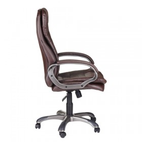 Кресло офисное BRABIX Omega EX-589 (коричневое) в Черлаке - cherlak.katalogmebeli.com | фото 2