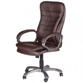 Кресло офисное BRABIX Omega EX-589 (коричневое) в Черлаке - cherlak.katalogmebeli.com | фото 4