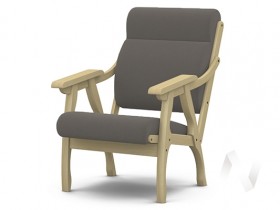 Кресло Вега-10 (бесцветный лак/ULTRA STONE) в Черлаке - cherlak.katalogmebeli.com | фото