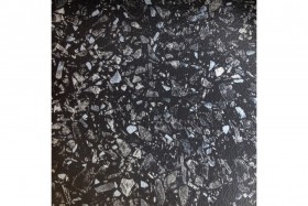 Кромка для столешницы с/к 3000*50мм (№ 21г черное серебро) в Черлаке - cherlak.katalogmebeli.com | фото