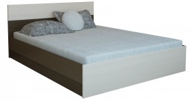 Кровать 0,8м Юнона с настилом (Венге / Дуб) в Черлаке - cherlak.katalogmebeli.com | фото 2