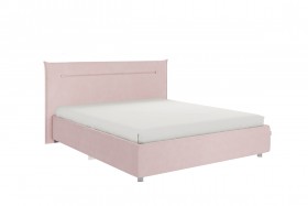 Кровать 1,6 Альба с основанием (Нежно-розовый велюр) в Черлаке - cherlak.katalogmebeli.com | фото