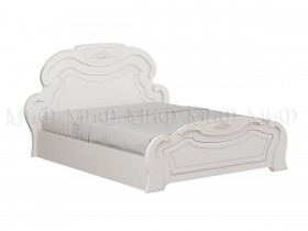 Кровать 1,6м Александрина (Белый/Белый глянец) в Черлаке - cherlak.katalogmebeli.com | фото