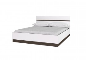 Кровать 1,6м Вегас (Венге/Белый) в Черлаке - cherlak.katalogmebeli.com | фото