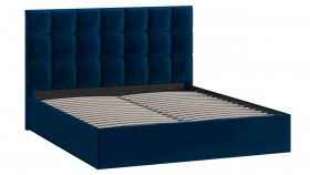 Кровать без ПМ «Эмбер» Велюр Confetti/Blue в Черлаке - cherlak.katalogmebeli.com | фото 3