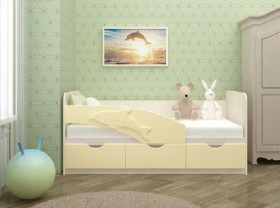 Кровать детская 1,6м Дельфин (Розовый металлик) в Черлаке - cherlak.katalogmebeli.com | фото 6