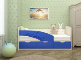 Кровать детская 1,6м Дельфин (Розовый металлик) в Черлаке - cherlak.katalogmebeli.com | фото 7