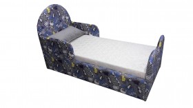 Кровать детская Соня (Печать Филин (синий), 1 категория) в Черлаке - cherlak.katalogmebeli.com | фото 1