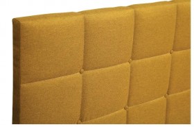 Кровать "Диана" ш. 1400 (Н=1010мм) (жаккард горчица) в Черлаке - cherlak.katalogmebeli.com | фото 5