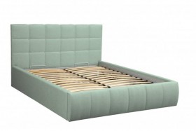 Кровать "Диана" ш. 1600 (Н=1010мм) (жаккард аква) в Черлаке - cherlak.katalogmebeli.com | фото