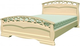 Кровать Грация-1 из массива сосны 1600*2000 Белый античный в Черлаке - cherlak.katalogmebeli.com | фото 17