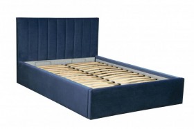 Кровать "Юнона" ш. 1600 (Н=1020мм) (ягуар нэви) в Черлаке - cherlak.katalogmebeli.com | фото 1