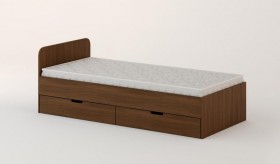 Кровать с ящиками 900 (Орех темный) в Черлаке - cherlak.katalogmebeli.com | фото