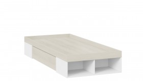 Кровать «Сканди» с ящиком Дуб Гарден/Белый в Черлаке - cherlak.katalogmebeli.com | фото 2