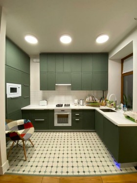 Кухня Квадро 3,2 м (высокие модули/Железо/Серый) в Черлаке - cherlak.katalogmebeli.com | фото 25