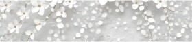 Кухонный фартук КМ 481 Абстракция цветы бетон в Черлаке - cherlak.katalogmebeli.com | фото