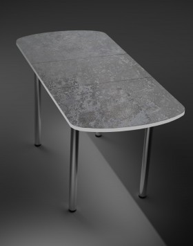 Кухонный стол 1100*700/400 ф 2 Пластик, урбан серый в Черлаке - cherlak.katalogmebeli.com | фото 2