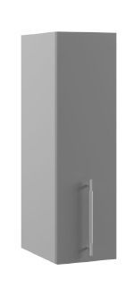 Квадро П 200 шкаф верхний (Шоколад кожа/корпус Серый) в Черлаке - cherlak.katalogmebeli.com | фото
