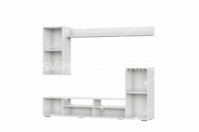 Мебель для гостиной МГС 4 (Белый/Белый глянец) в Черлаке - cherlak.katalogmebeli.com | фото 3