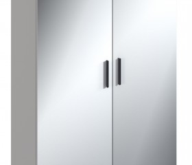Милан СБ-3257 Шкаф 2 дверный Серый в Черлаке - cherlak.katalogmebeli.com | фото 3